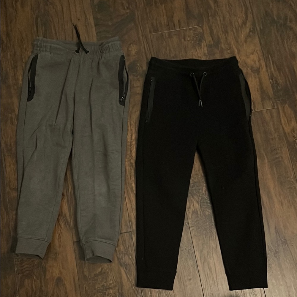 Old Navy Black and Gray Sweatpants & Joggers